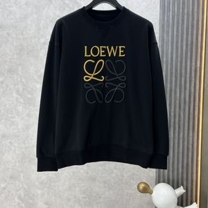 Loewe classic large logo embroidered crew neck sweatshirt